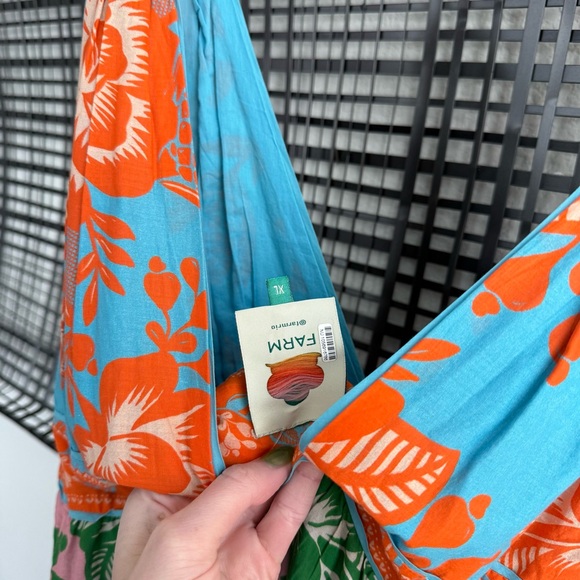 Farm Rio Lace Garden Mix Maxi Dress - Picture 6 of 10